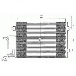Volkswagen Kondensator     Vw Passat, 8224502