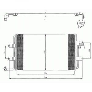 Volkswagen Kondensator     Vw Beetle, 8226500