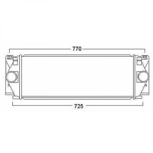 Volkswagen Ladeluftkhler Vw Crafter, 8228106