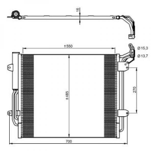 Volkswagen Kondensator     Vw Sharan, 8229100