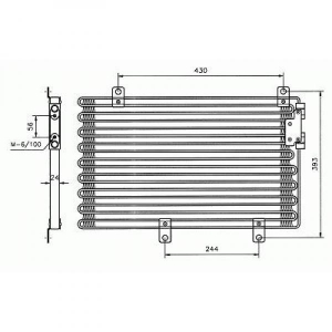 Alfa Romeo Kondensator  Alfa 145/146, 145/146 99-00, 8304000