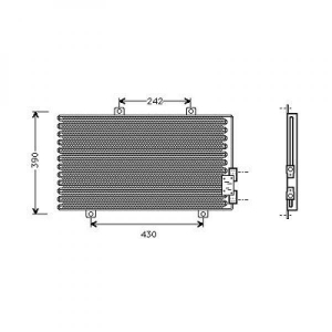 Alfa Romeo Kondensator  Alfa 145/146, 145/146 99-00, 8304001