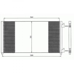 Fiat Kondensator    Fiat Punto, Punto 99-03, 8345303