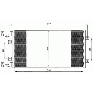 Fiat Kondensator    Fiat Punto, Punto 99-03, 8345304