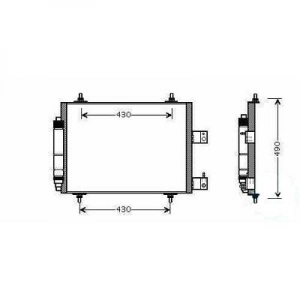 Peugeot Kondensator   Fiat Ulysse, 8349380