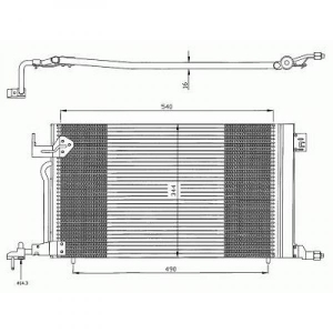 Citroen Kondensator         Xsara, Xsara Lim/Break 97-00, 8407000
