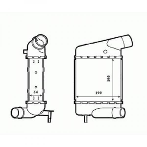 Renault Ladeluftkhler     Twingo, Twingo GT+Dynamique 07-11, 8448106