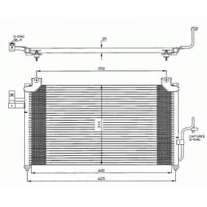 Mazda Kondensator       Premacy, 8568000