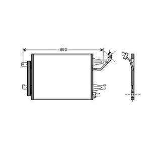 Mitsubishi Kondensator          Colt, 8580700