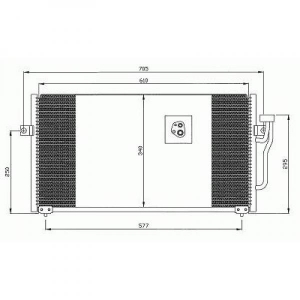 Mitsubishi Kondensator       Carisma, Spacestar 98-02, 8586001