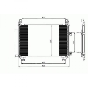 Toyota Kondensator         Yaris, Yaris 09-11, 8660601