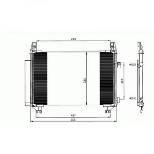 Toyota Kondensator         Yaris, Yaris 09-11, 8660602