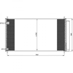 Toyota Kondensator         Auris, Verso 10-13, 8661901