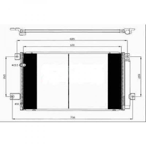 Toyota Kondensator       Avensis, Avensis Lim/Kombi 06-08, 8662401