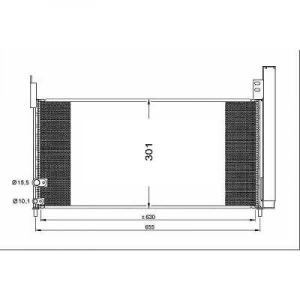 Toyota Kondensator  Toyota Prius, 8663600