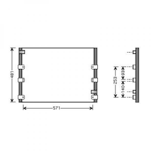 Toyota Kondensat. Landcruiser J9, Landcruiser Typ J9 96-02, 8667280