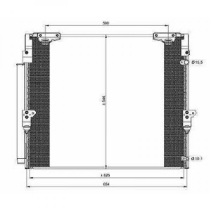 Toyota Kondensator   Landcruiser, 8667480