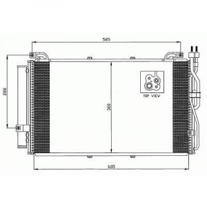 Hyundai Kondensator        Matrix, 8682581