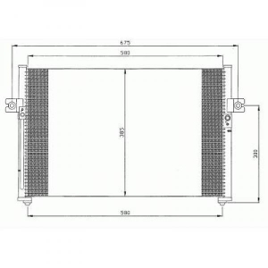 Hyundai Condensator     H100;H150, 8689007