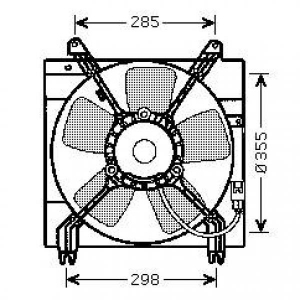 Chevrolet/Daewoo Ventilator Lacetti;Nubira, Nubira Lim.04-06+Kombi 04-10, 8691209