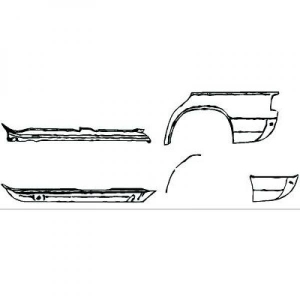 Mercedes Schweller Li.Obert.  W201, 9140241