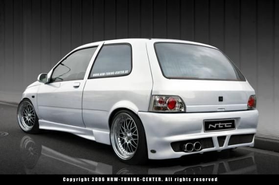 Renault Clio 1 Heckstoßstange V-Design