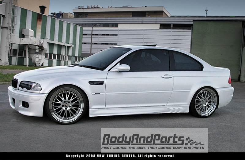 BMW E46 Seitenschweller 3D