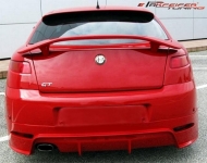 Rear apron for double exhaust (left + right), Alfa Romeo GT