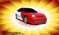 Front bumper with alu mesh grill, Chrysler Neon