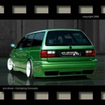 RS Heckschrzenansatz - VW Passat 35i B3