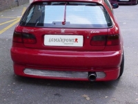 Rear under spoiler V2 Honda Civic 92-95 HB