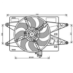 Fiat Elektrolfter Kpl.  Doblo, 3485112