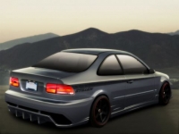 Fighter Rear bumper Honda Civic Coupe / Limo 96-00