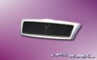Front grill with INOX-trim incl. alu mesh grill 9/2000up