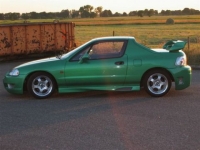 Side skirts V2 Honda CRX Targa