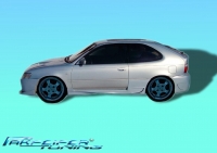 Side skirts left + right