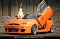 Ford Focus front bumper RB-Design with cut-out for indicator