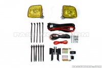 Honda Civic 96-98 Square Amber Foglights Kit PWJDM