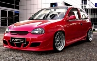 Opel Corsa B side skirts Japan-Style