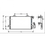 Audi Kondensator    Audi 80;A6, 8101503