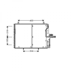 Mercedes Kondensator       Db W124, 8161301