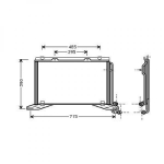 Mercedes Kondensator       Db W210, E-Kl.(W210) 99-02, 8161401