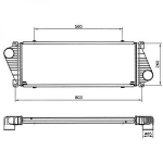 Volkswagen Ladeluftkhler   Sprinter; 8166104