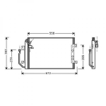 Mercedes Kondensator       Db W168, A-Klasse W168 97-00, 8168000