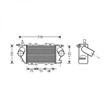 Opel Ladeluftkhler   Vectra B, Vectra B 99-02, 8182404