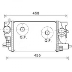Opel Ladeluftkhler   Meriva B, 8187608