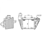 Volkswagen Ladeluftkhler   Golf Iii, 8221201