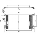 Volkswagen Kondensator       Touareg, 8228500
