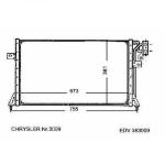 Chrysler Kondensator   Plm.Voyager, 8262000