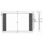 Chrysler Kondensator       Voyager, Voyager 04-07, 8262200